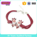 Fasihon Infinity Custom Logo Lederseil Lucky Sexy Charm Armband